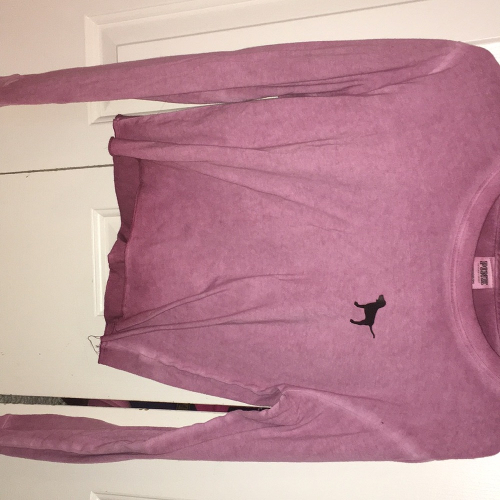 Pink dyed crop top from PINK